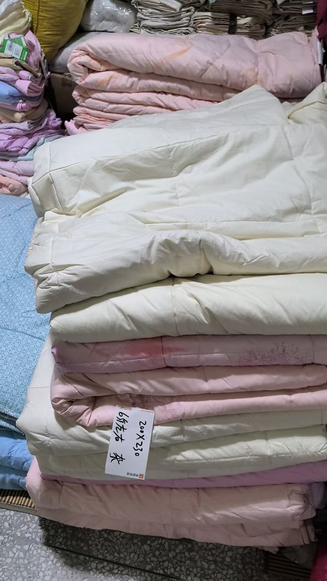 《厚广家》3楼200×230杂款表面全棉高支棉100%澳毛被发1张6斤不挑色