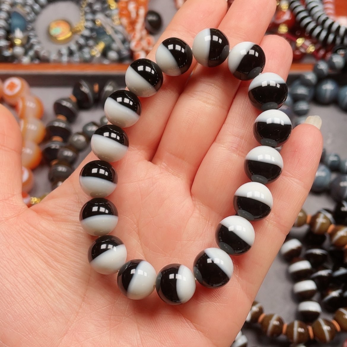 【闪购商品】合金玛瑙/玉髓珠宝半成品