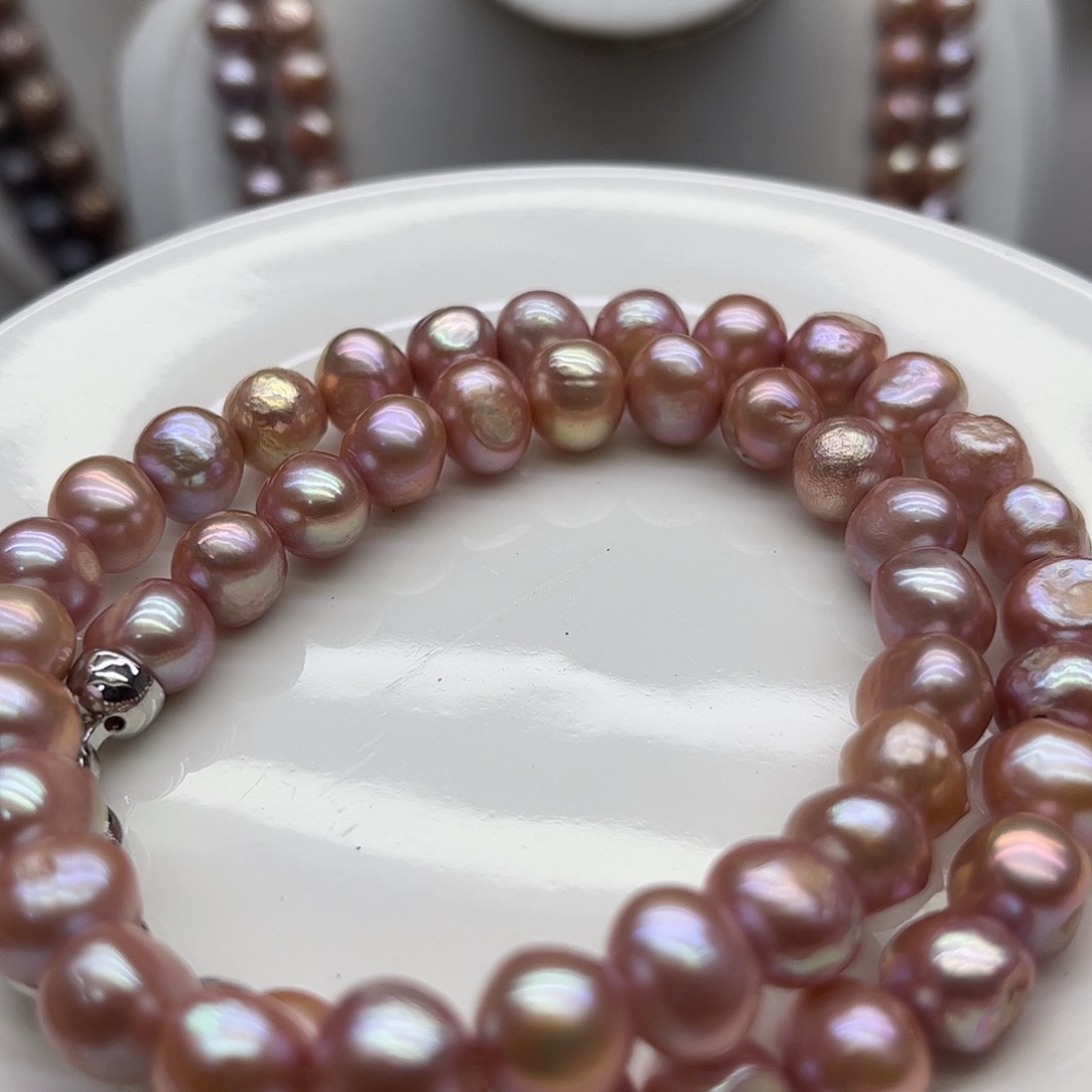 淡水珍珠钛钢颈饰