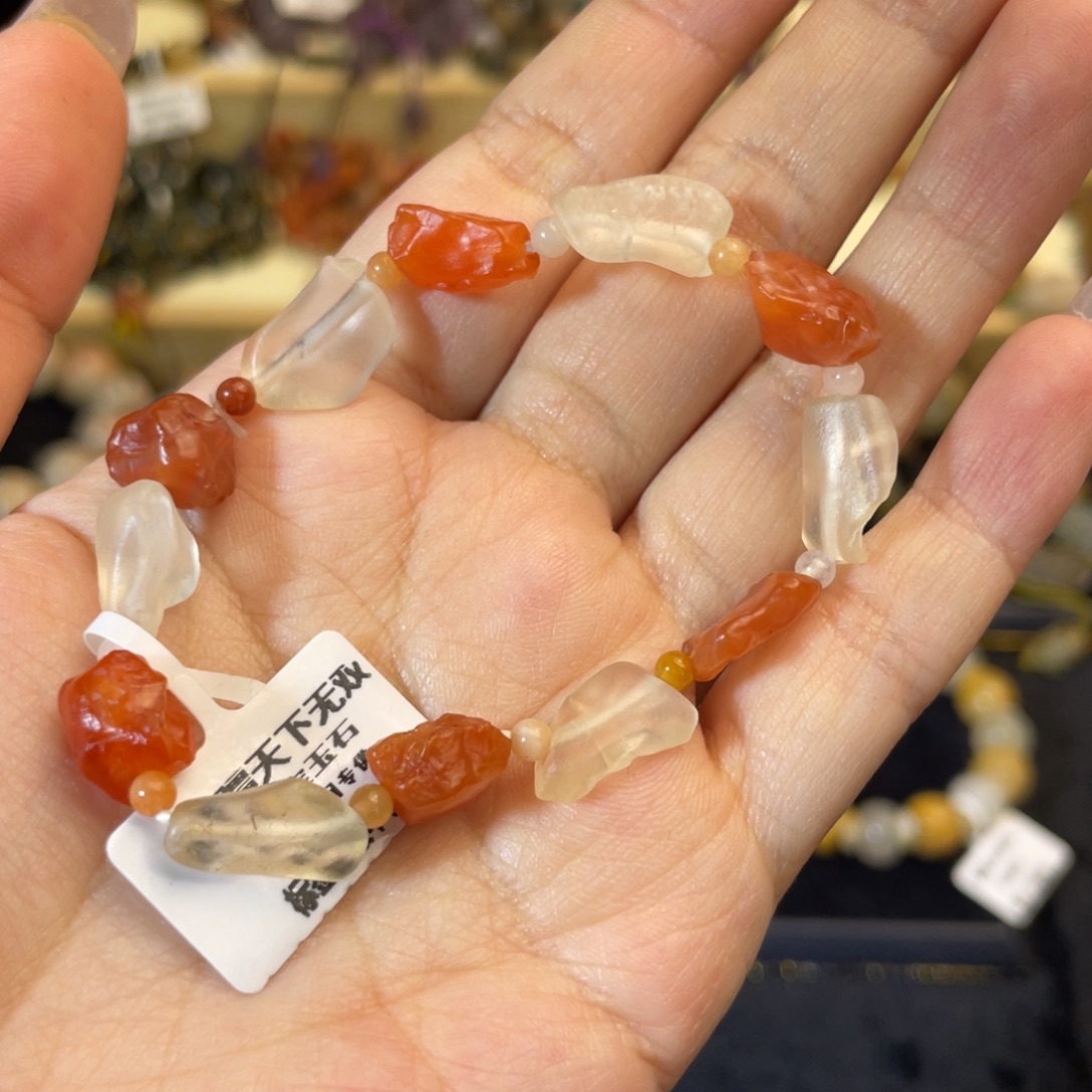 玛瑙/玉髓未镶嵌手链