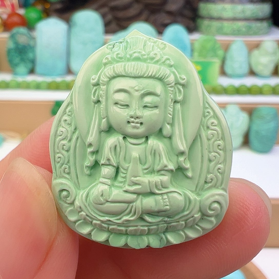 未镶嵌绿松石项链