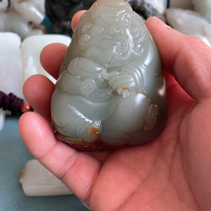 和田玉颈饰未镶嵌铁*衫