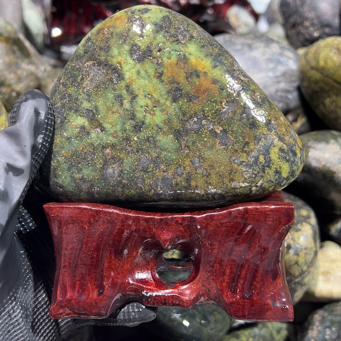 合金蛇纹石玉西藏藏玉药王石用****7