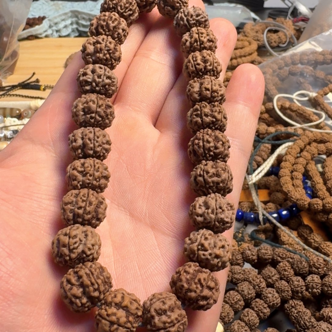 金刚菩提手串红方印梅花