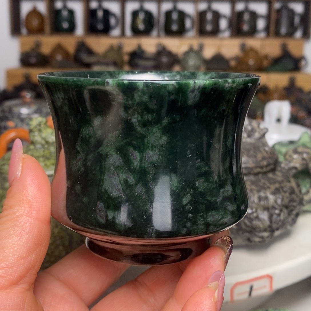 藏玉药王石福利款竹节杯200cc