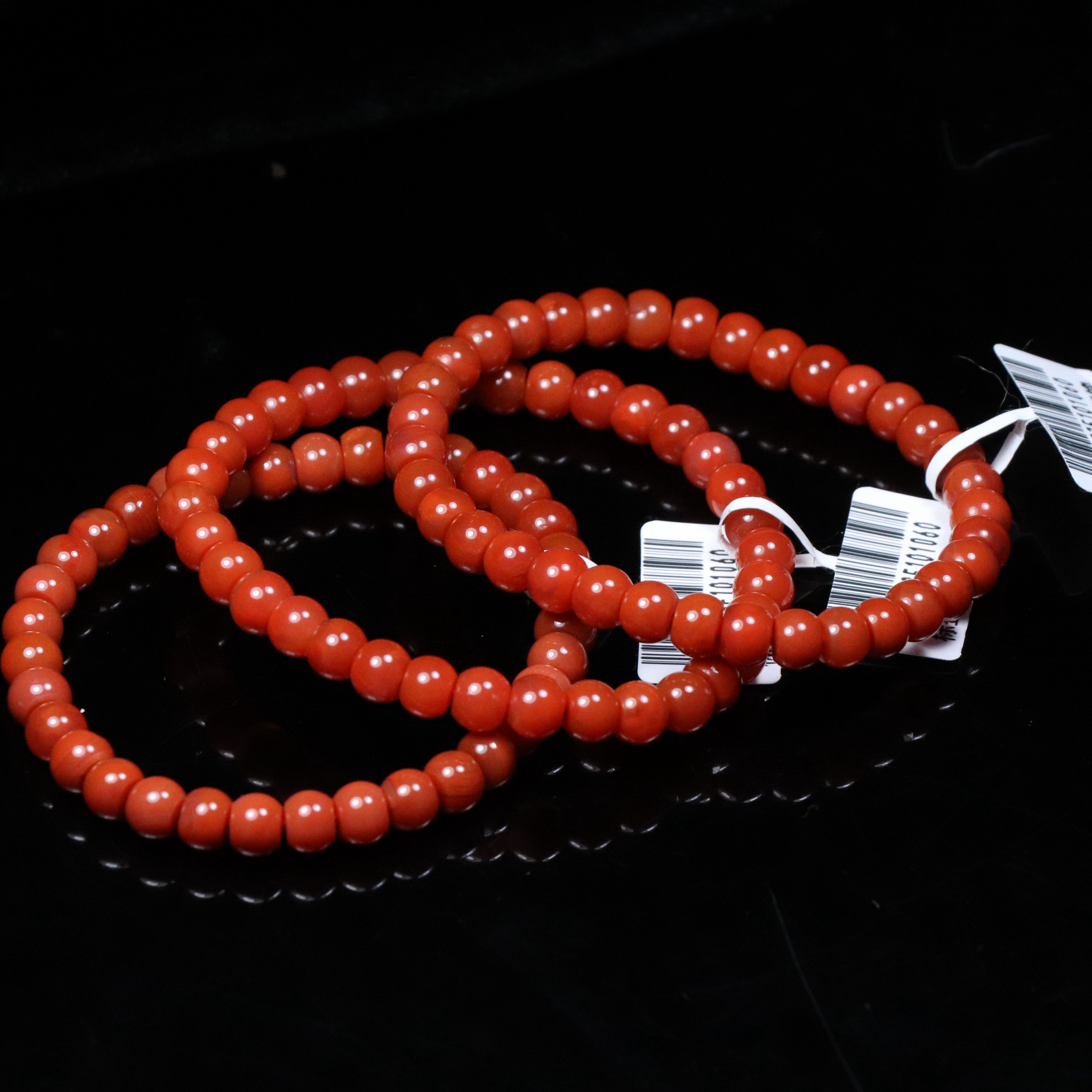 1原矿无优化南红西山杨柳老型单圈6mm左右多样发一串不保无裂