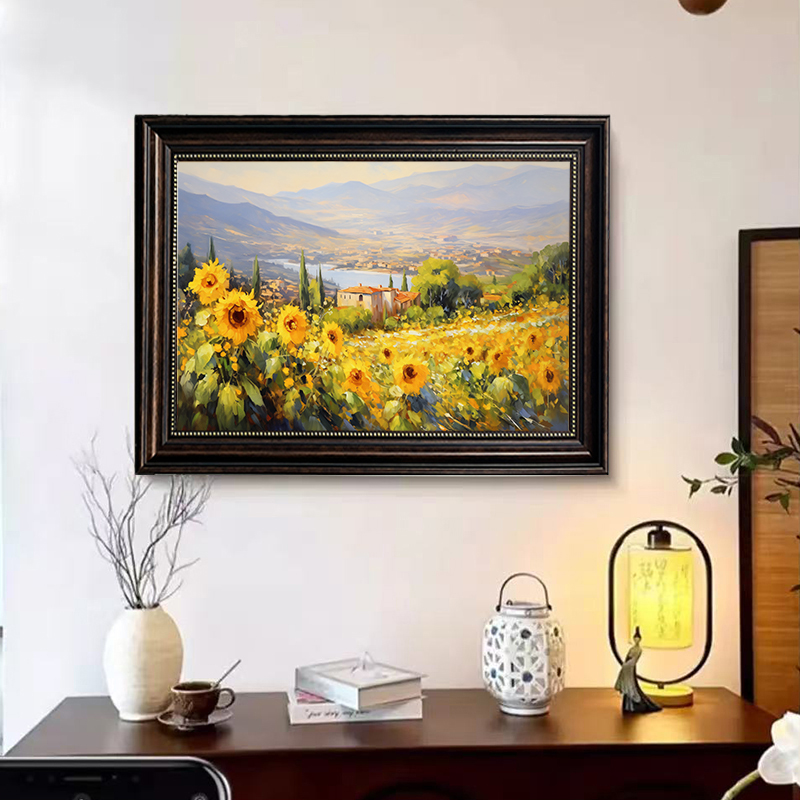 现代简约轻奢复古风客厅餐厅卧室走廊过道装饰画挂画DH33