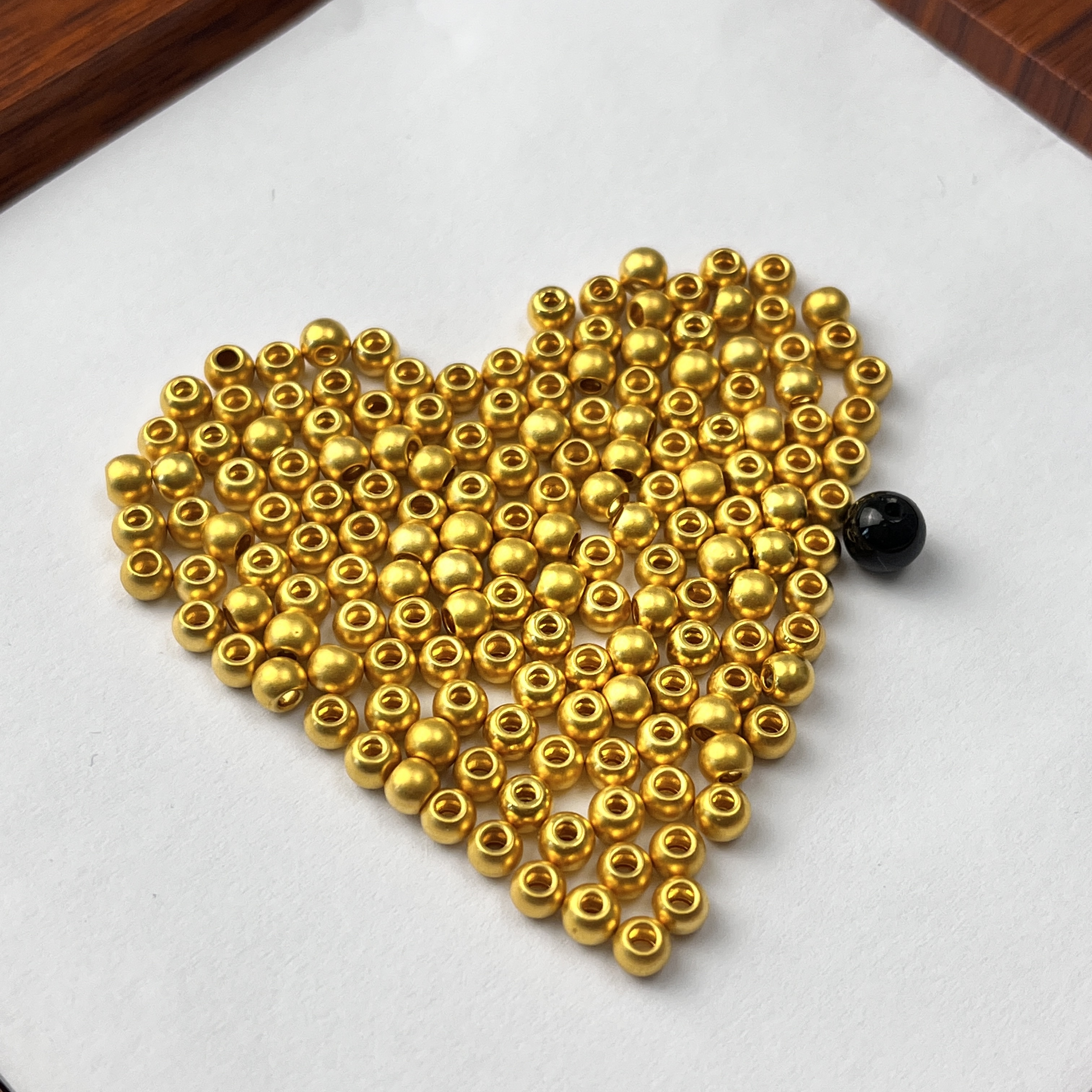 4mm金珠真金首饰配件玛瑙（多样性发货一件）DP1201