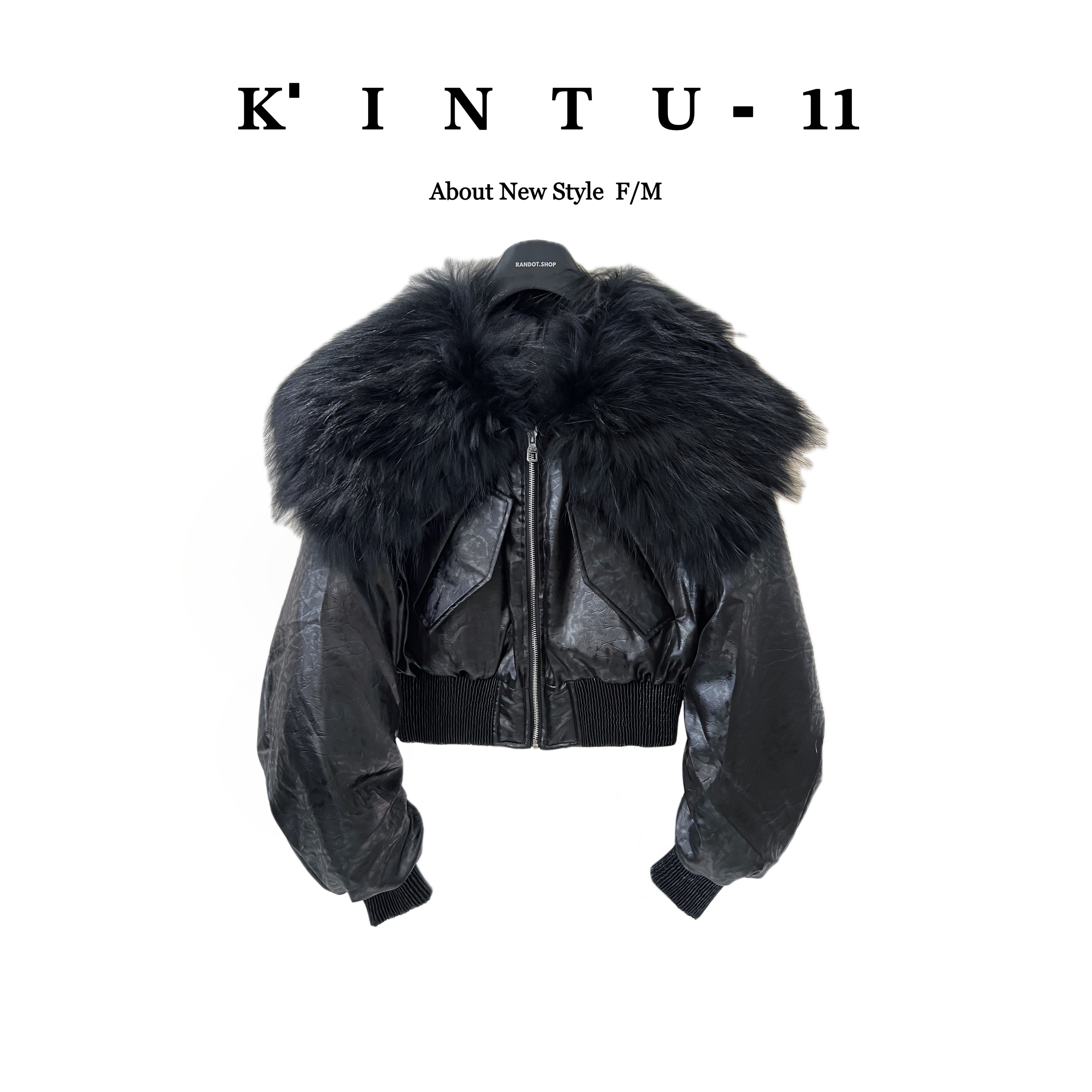 【K-11】原创设计“90%白鸭绒+狐狸毛”拼海军领羽绒服外套25917