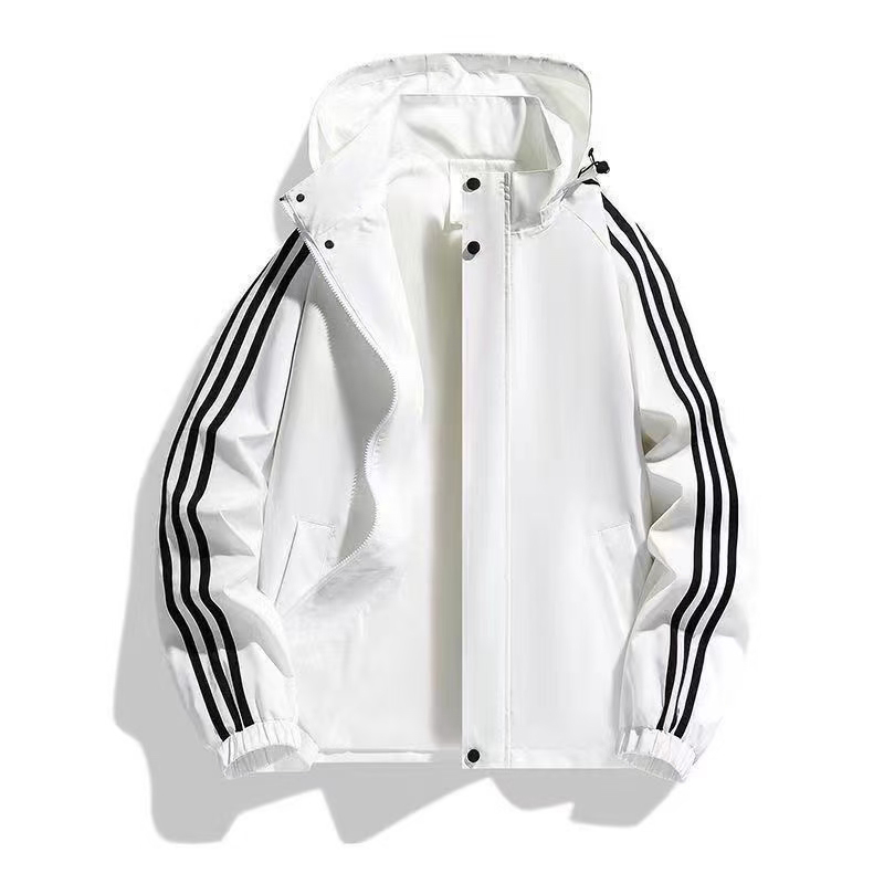 LMY 男女同款三条杠休闲外套