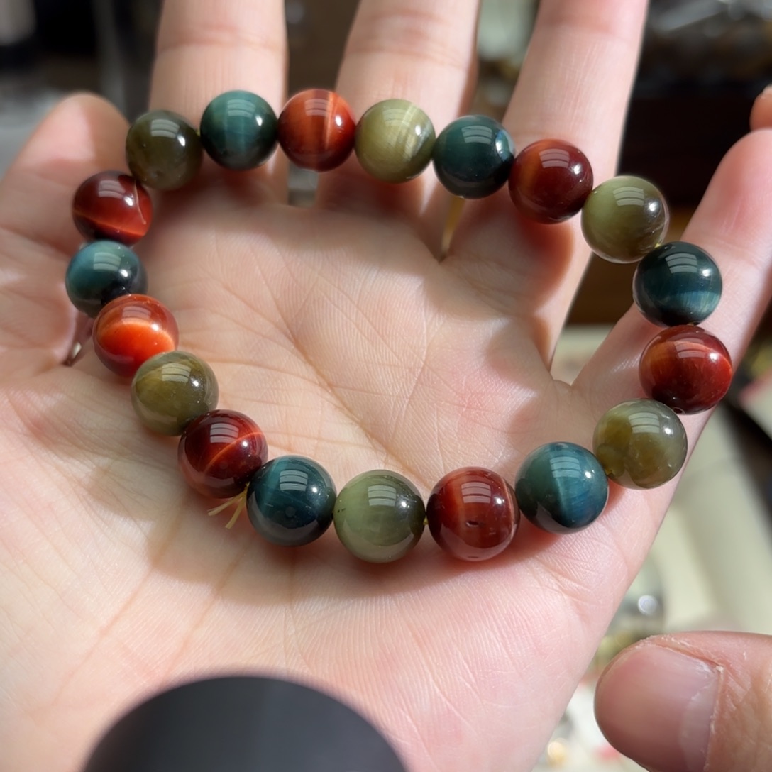 未镶嵌手链水晶白虎眼