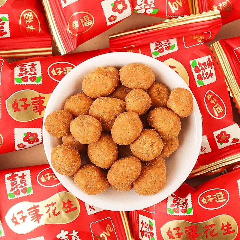 千禧园好事花生喜糖结婚订婚婚庆伴手礼散装糖果零食