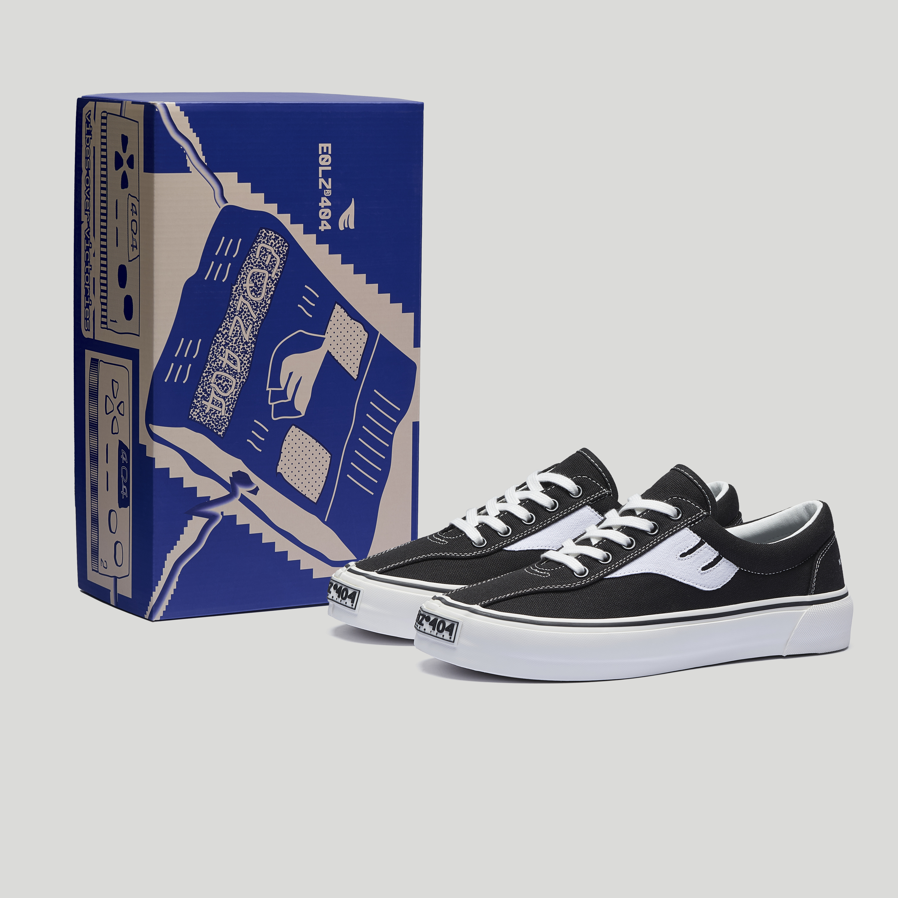 EQLZ官方 404 OG 低帮硫化鞋休闲板鞋舒适百搭无中生有  帆布版