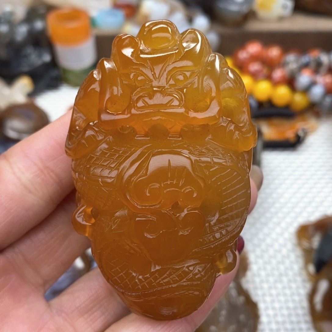 玛瑙/玉髓把件未镶嵌