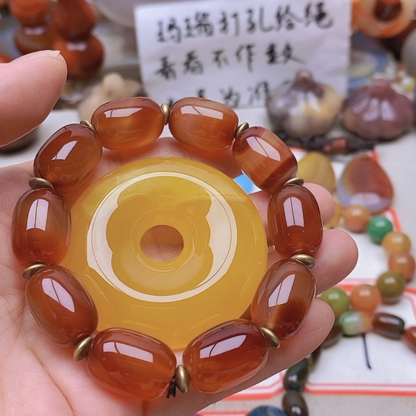 【闪购商品】未镶嵌玛瑙/玉髓珠宝半成品发*好