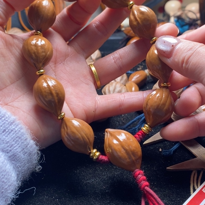 手串/手链橄榄核1.9蒜头红绳