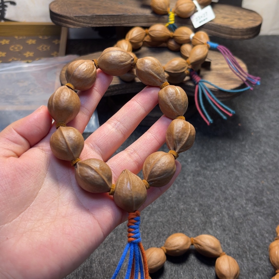 小****橄榄核手串/手链20.26梅林铁核三通