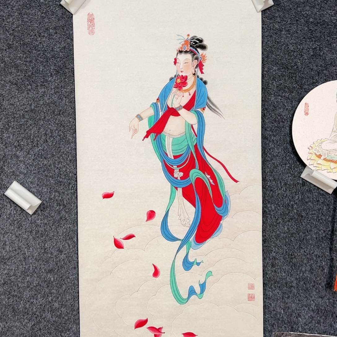 国画本**二（g66785）人物 书画