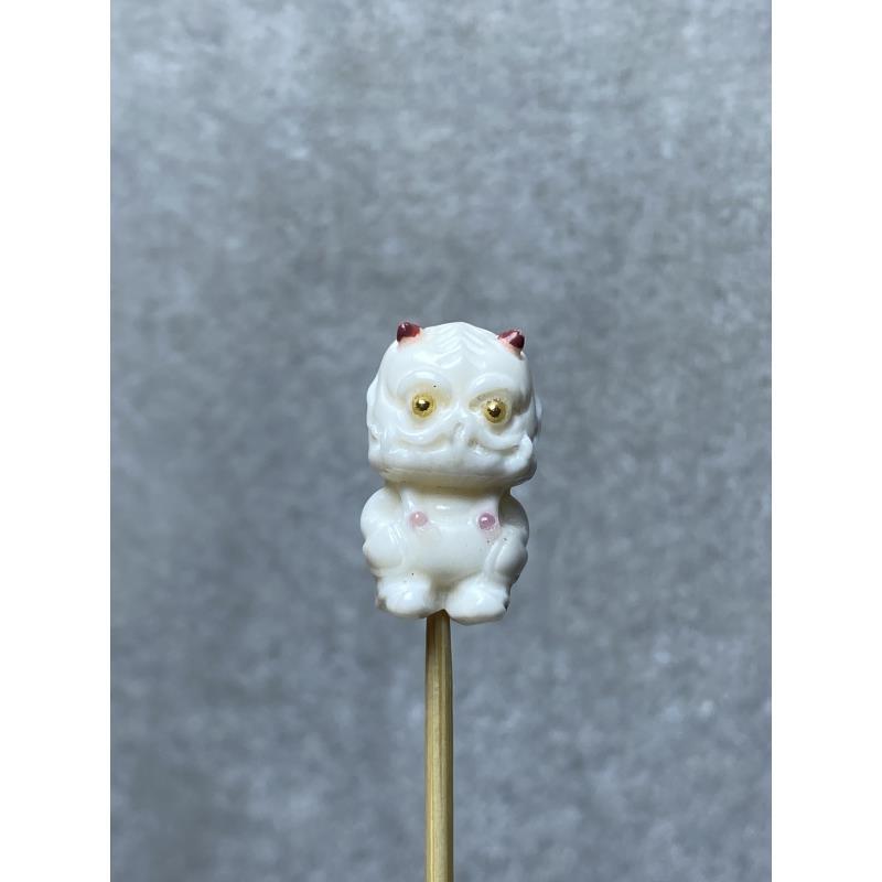 ps0055驼骨雕刻阿呆配饰12*20
