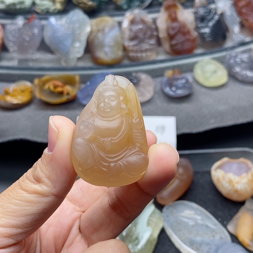 【闪购商品】未镶嵌吊坠定制玛瑙