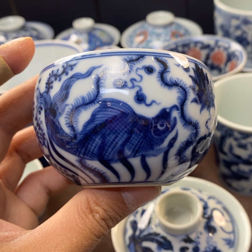 【闪购商品】景德镇青花主人杯