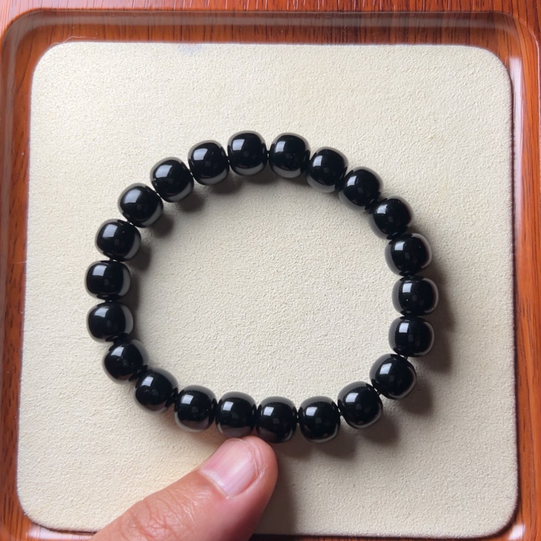 玛瑙/玉髓未镶嵌手链保山蒲缥老形10.0