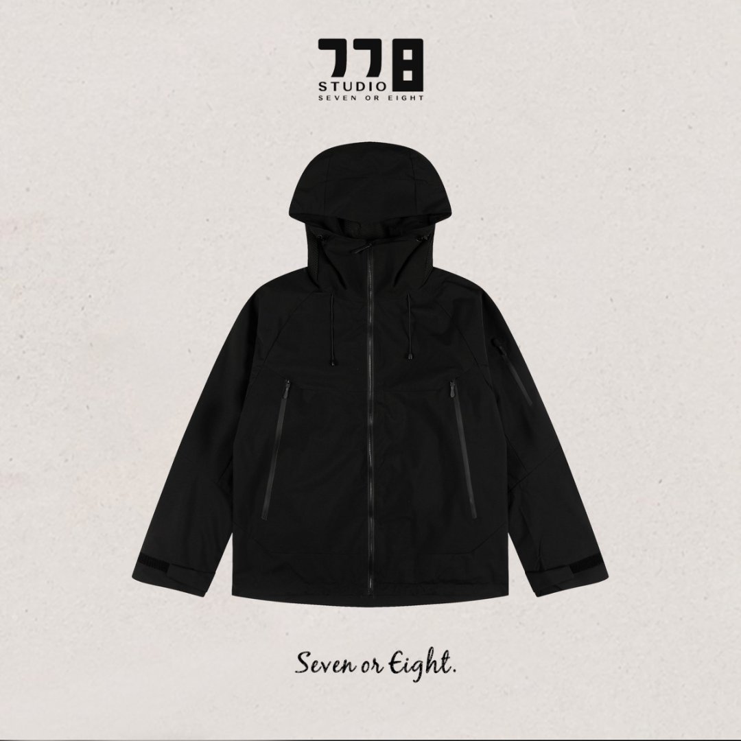 778 Studio袅同款三合一冲锋衣连帽【可充枕头】情侣户外套加绒保暖