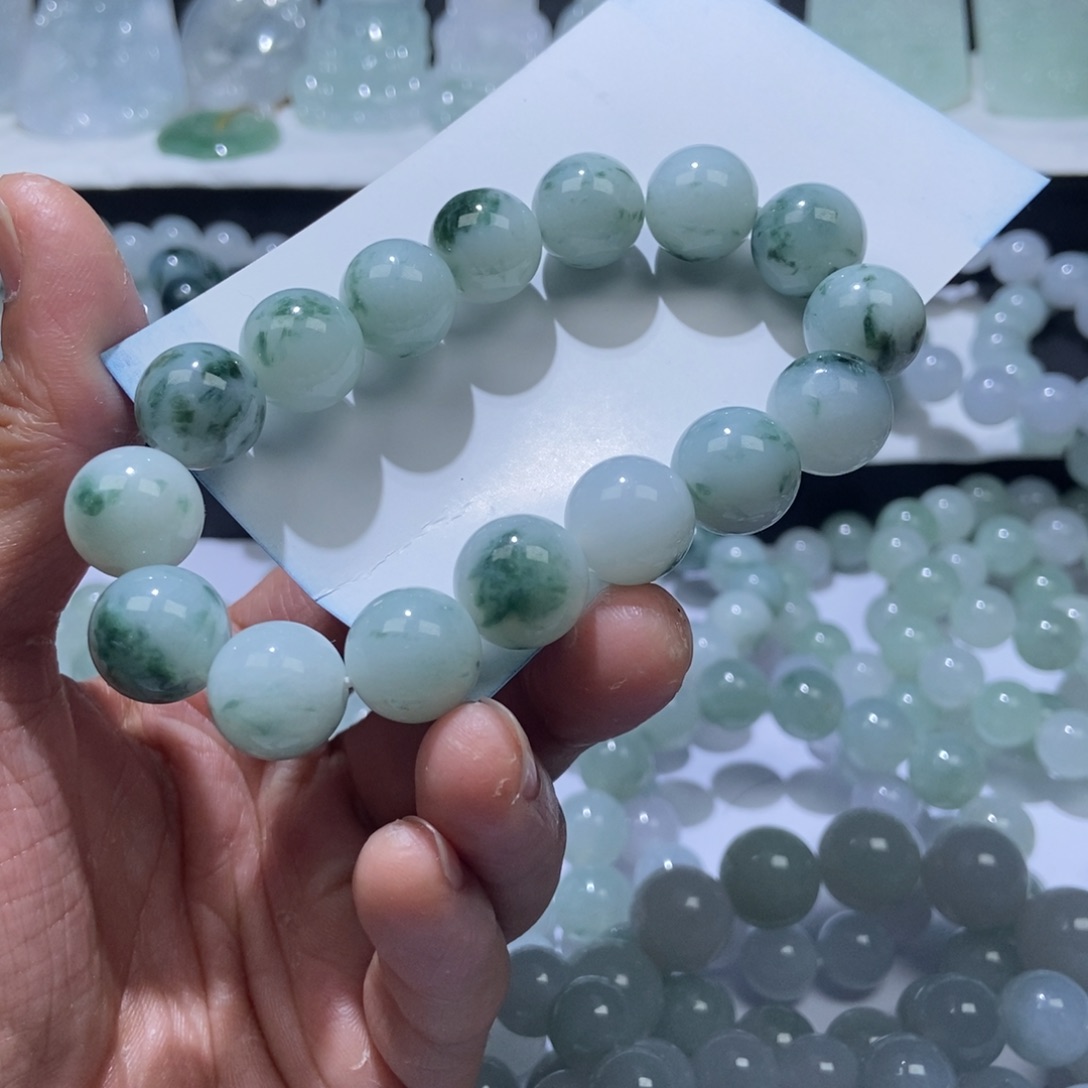 定制翡翠未镶嵌卡13.5