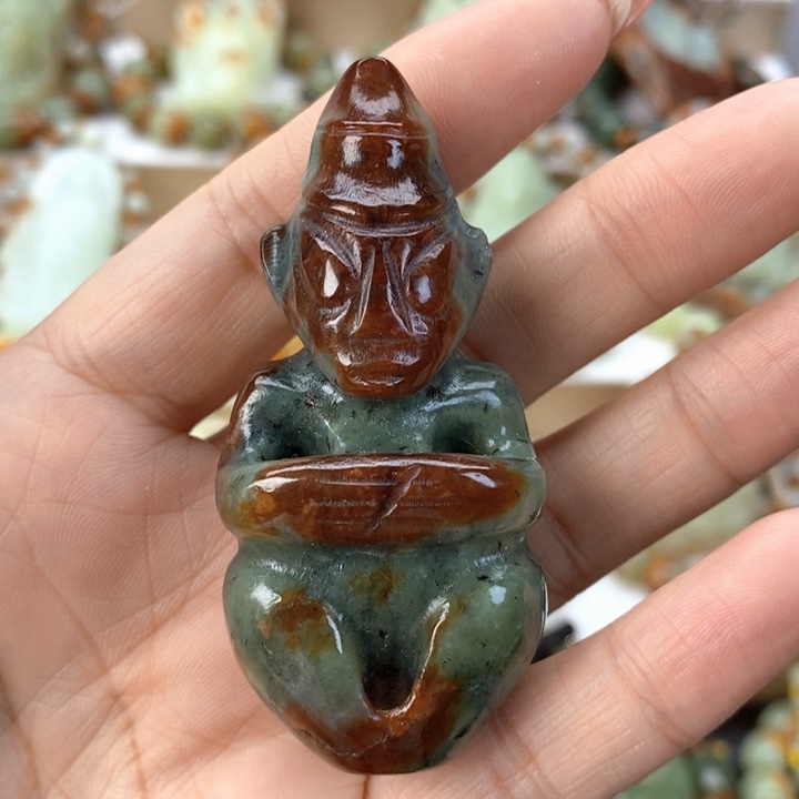 【闪购商品】透闪石质玉把件未镶嵌