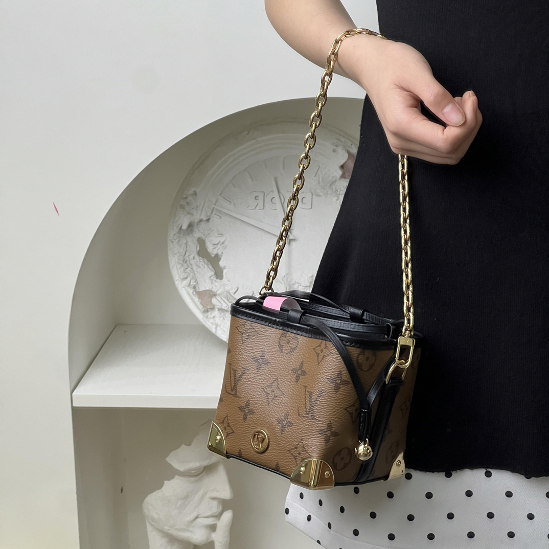 99新 LouisVuitton/路易威登 lv 新款烧卖包老花/99新/优选