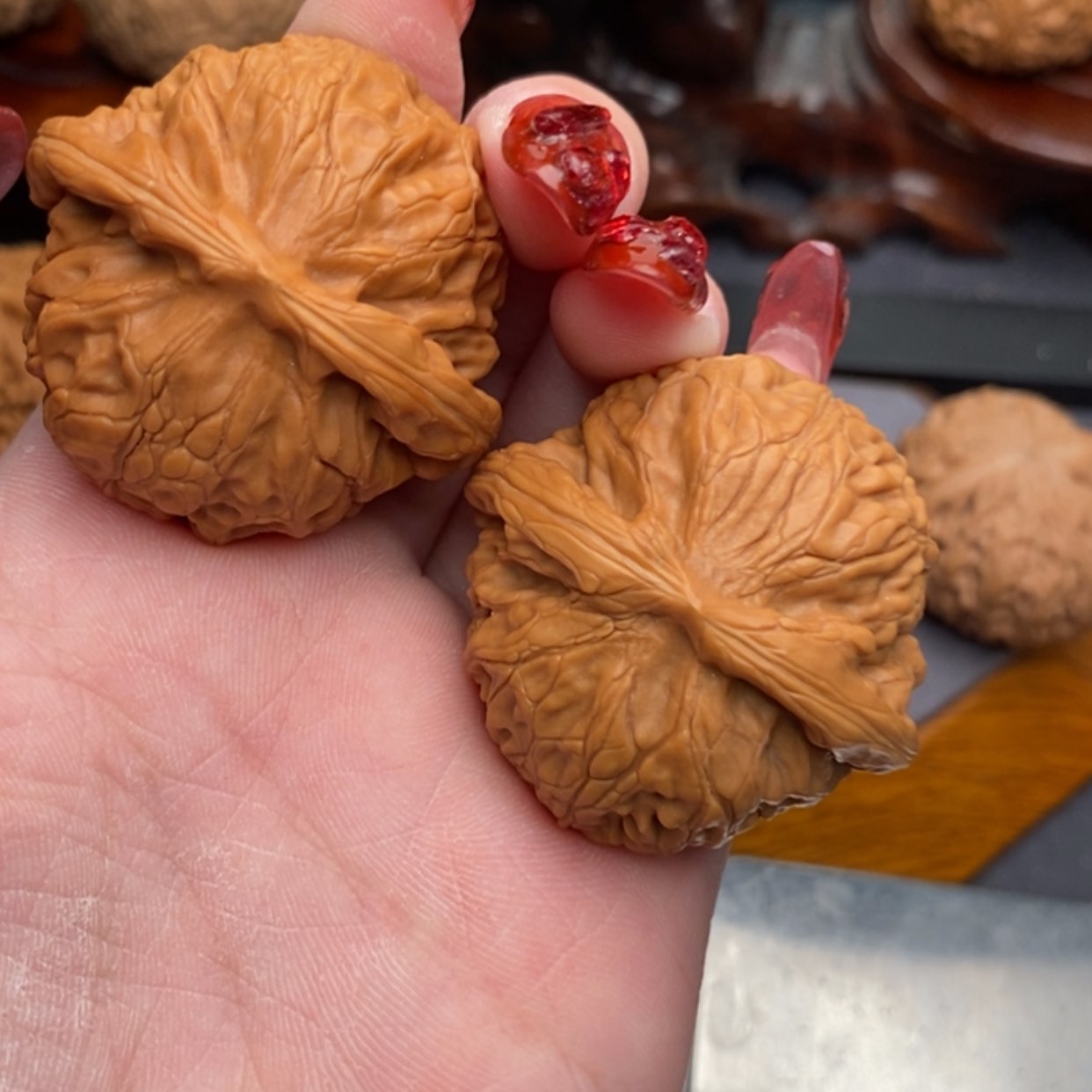 【闪购商品】文玩核桃吊坠宫灯42