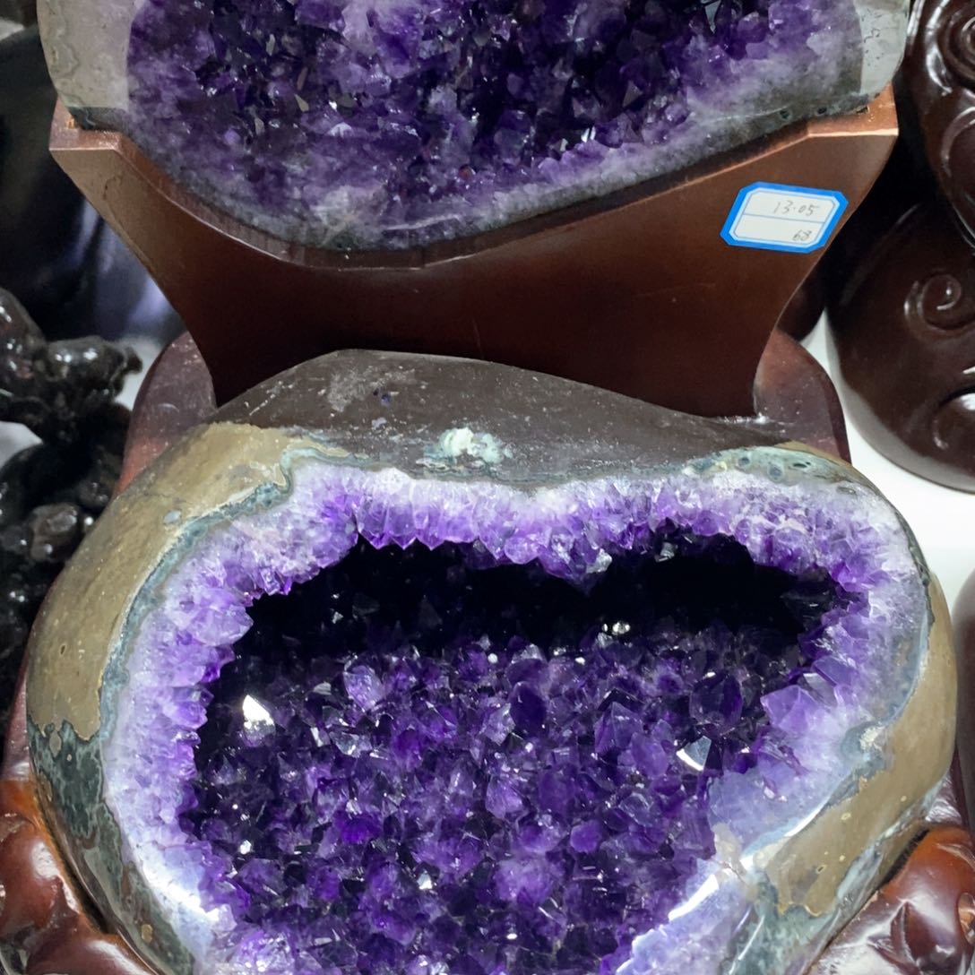 紫晶小葛聚宝盆未镶嵌