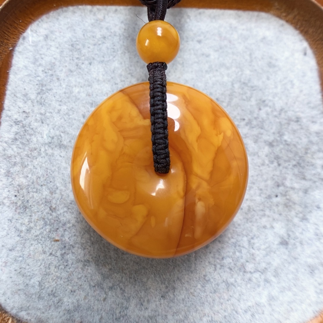 蜜蜡颈饰未镶嵌蜜蜡