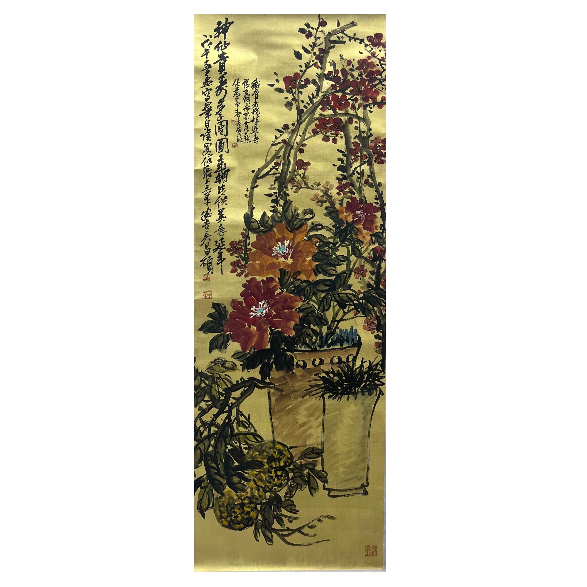 CJM8-201 花卉 55x163cm 艺海拾珍 P16