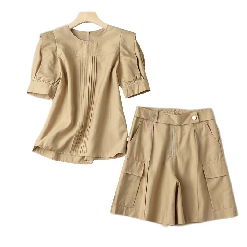 『 时尚套装S 』时尚韩版设计款百搭休闲上衣套装A41-A44