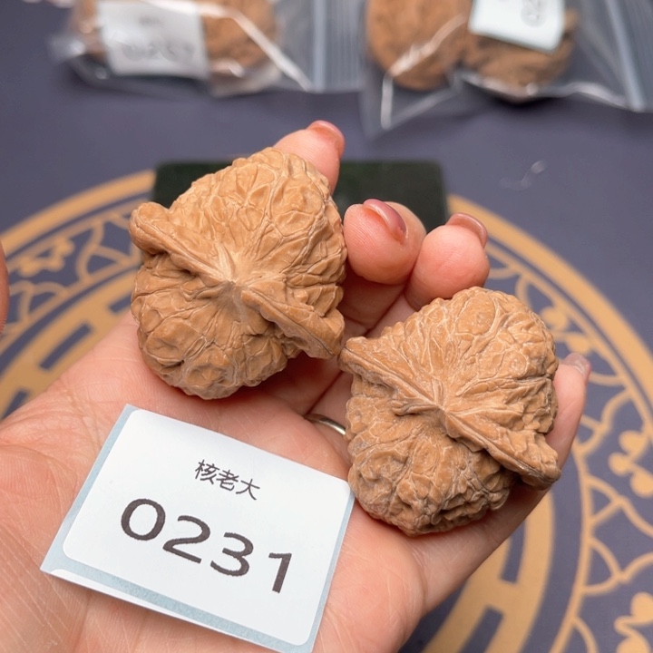 文玩核桃把件42南瓜墩 0231