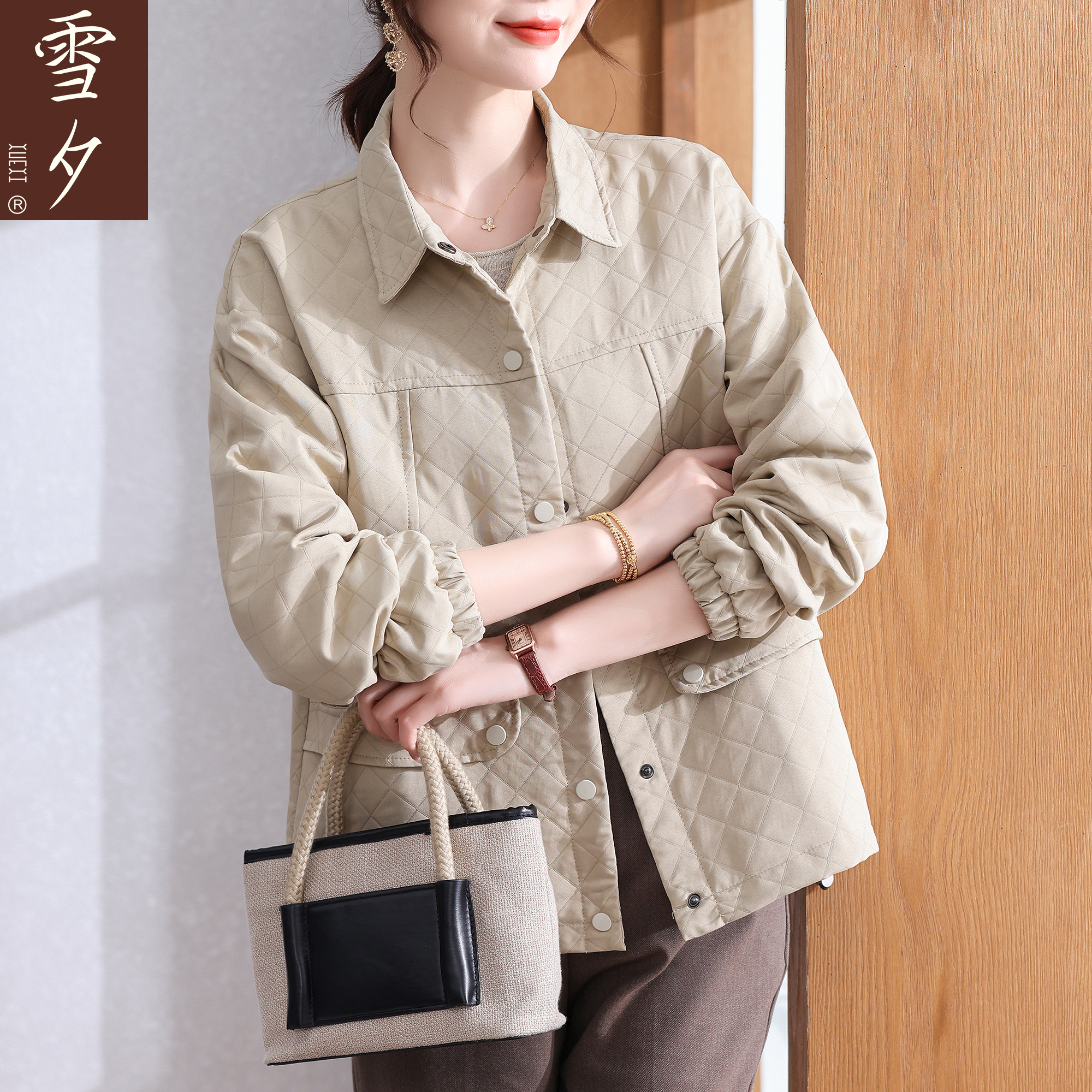 妈妈秋装外套2025新款洋气风衣中老年女装初秋宽松休闲夹克上衣