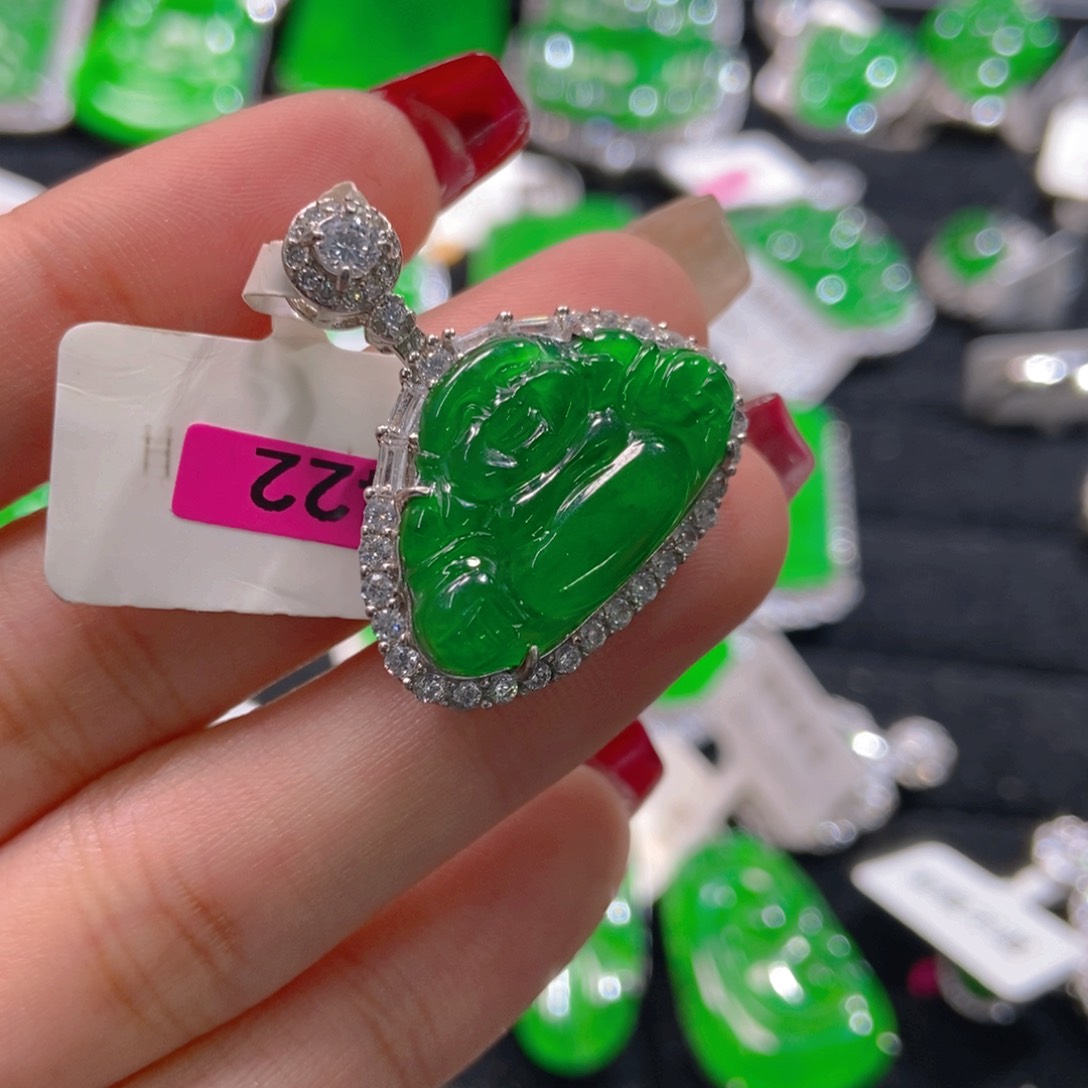 翡翠吊坠(不含链)未镶嵌