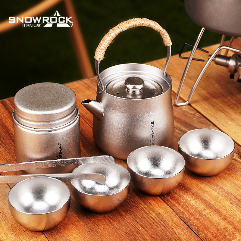 (哑光)冰花银色280ml提梁壶套装