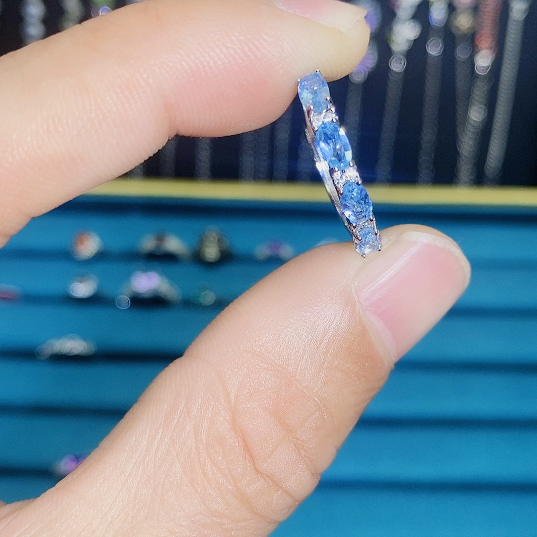 紫晶珠宝半成品银S925镶嵌