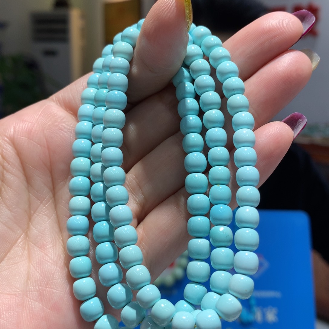 未镶嵌绿松石长链