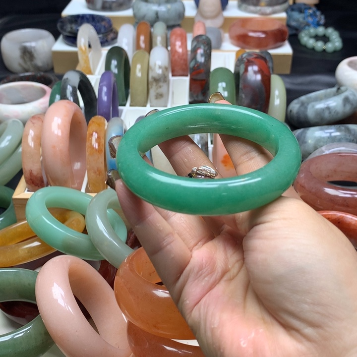 未镶嵌手镯石英质玉心****8