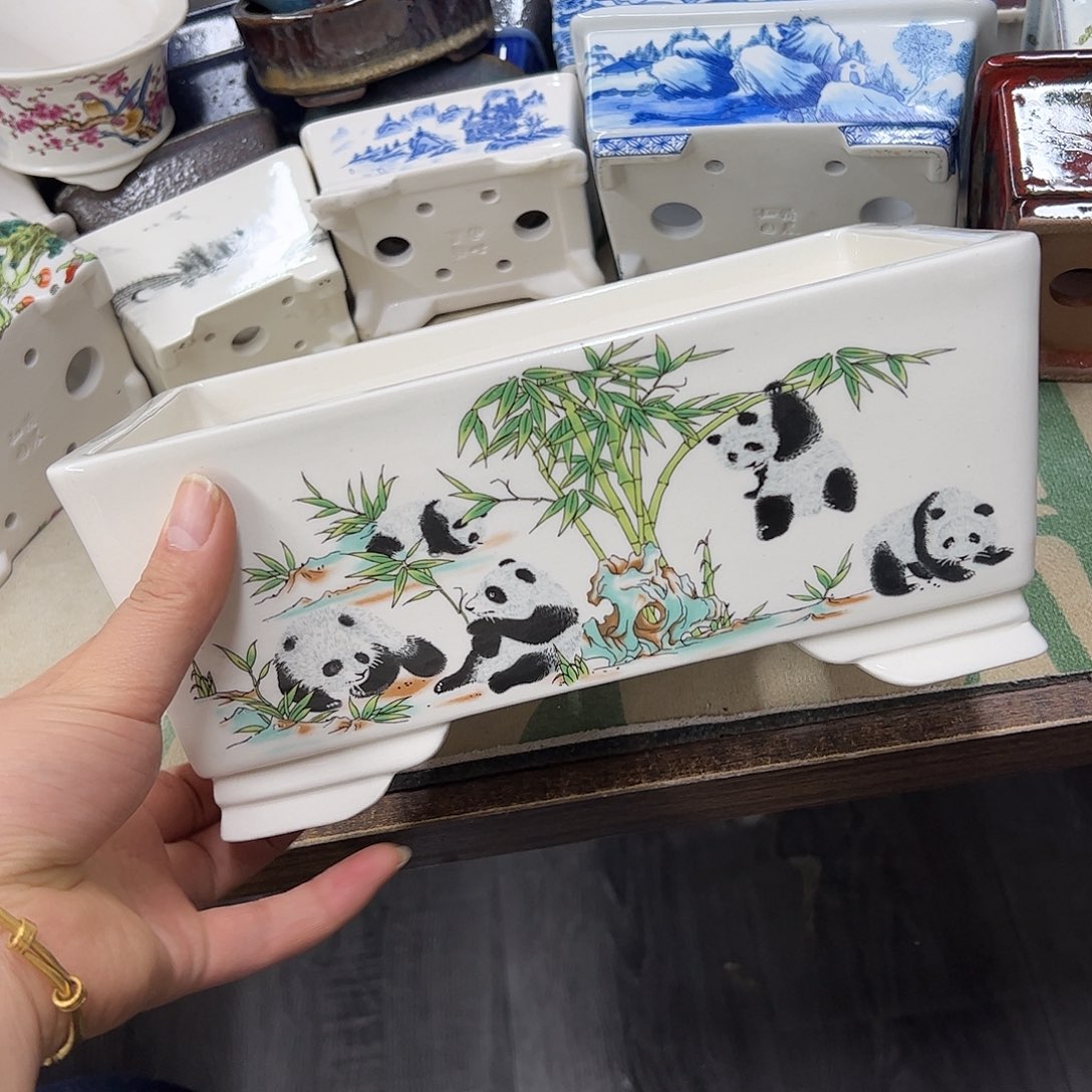 紫砂花盆106号瑕疵23/15/10cm边不直处理介意勿拍