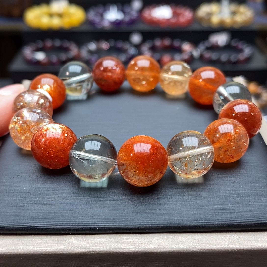 日光石手链未镶嵌