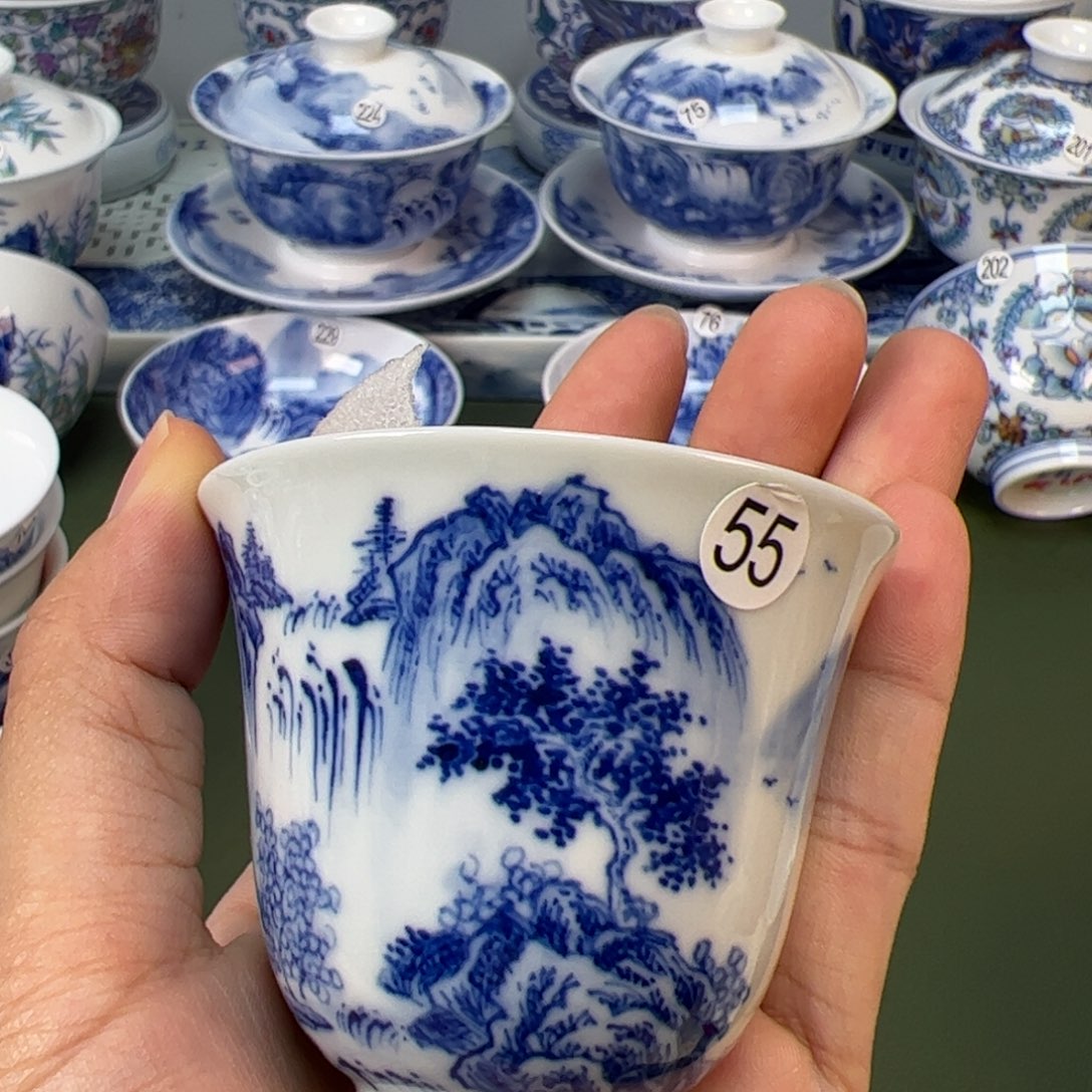 木木景德镇纯手工纯手绘茶具55