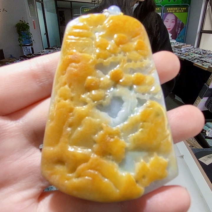 颈饰未镶嵌翡翠翡翠