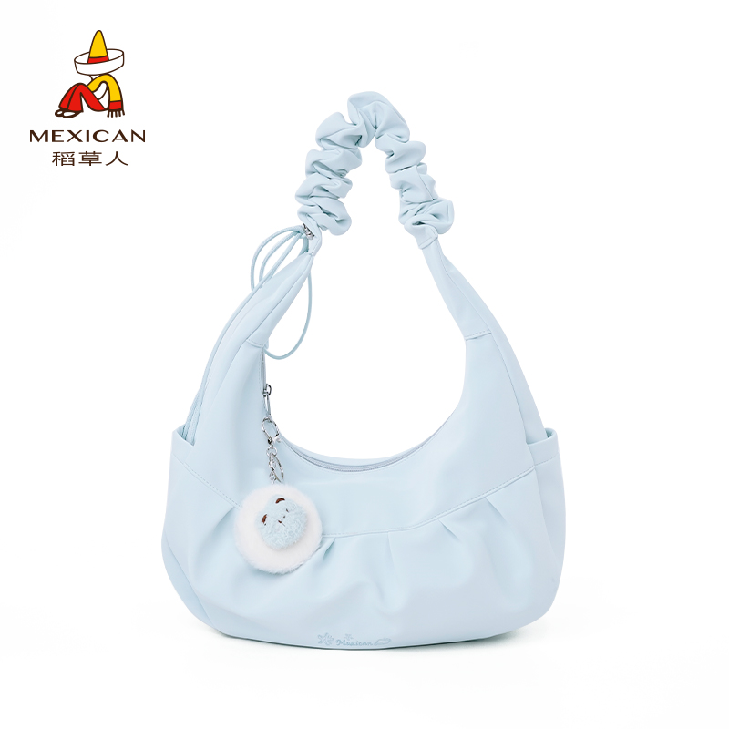 稻草人新品休闲时尚百搭日常通勤单肩斜挎包