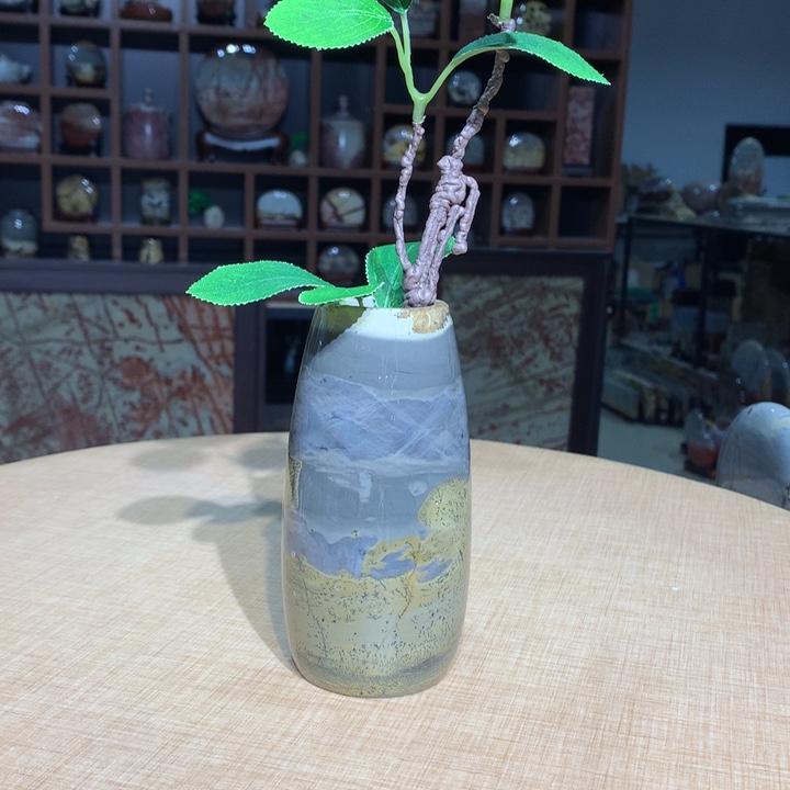 ，广西国画石摆件，收藏观赏