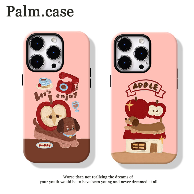 菲林二合一适用华为/oppo/vivo/小米/一加/苹果17手机壳创意小狗