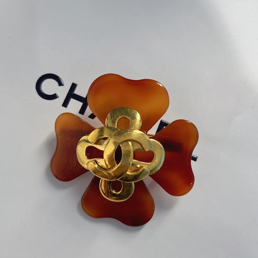 95新 Chanel/香奈儿 Chanel vintage香奈儿中古帽帽胸针